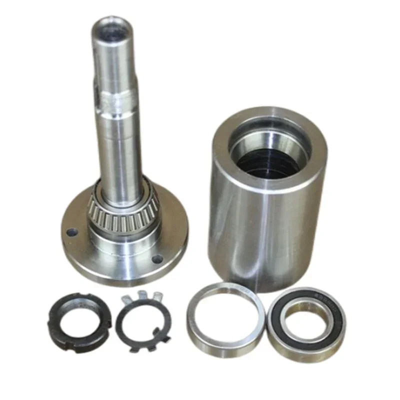 High Strength Lathe Spindle Head Assembly Flange Taper Bearing Without Chuck Small Lathe Parts