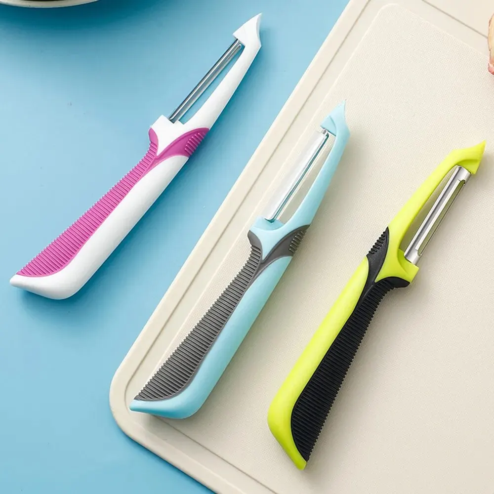 Multifunctional Stainless Steel Manual Vegetable & Fruit Peeler - Kitchen Quick Peeler, Fruit & Vegetable Processing Tool