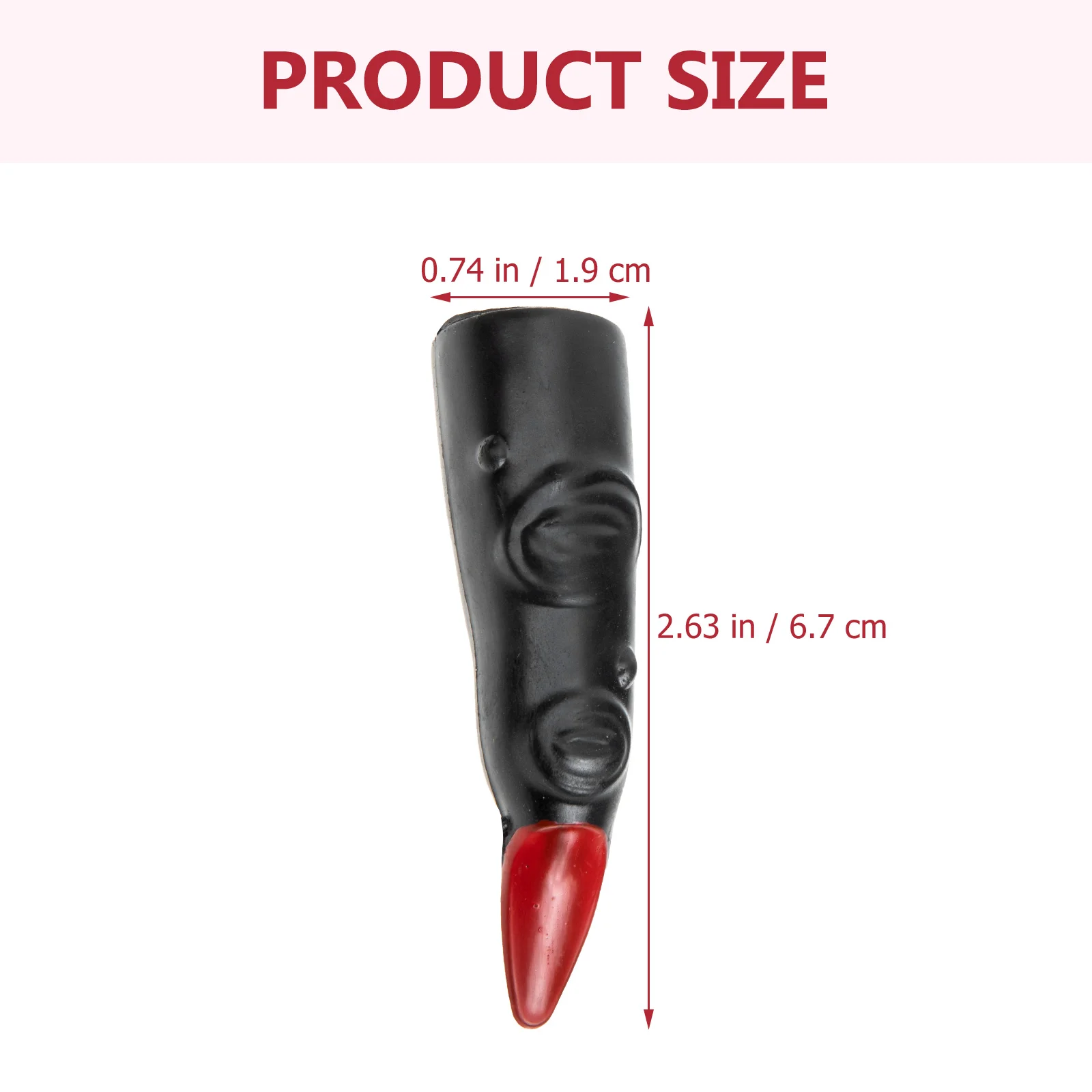 

24pcs False Nails Plastic Scary Halloween Fingernail Witch Cosplay Party Supplies Prank Props Lightweight Reusable