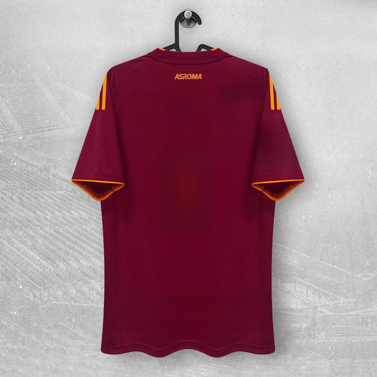 25_26 A.S.Roma Home Jersey Fan Edition للرجال والنساء والمراهقين والأطفال تي شيرت كرة قدم رياضي كاجوال قابل للتنفس