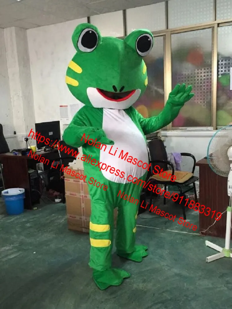 Factory Direct Sales Frog Mascot Costume Cartoon Set Fancy Dress Party Cosplay Halloween Christmas Birthday Gift 1174