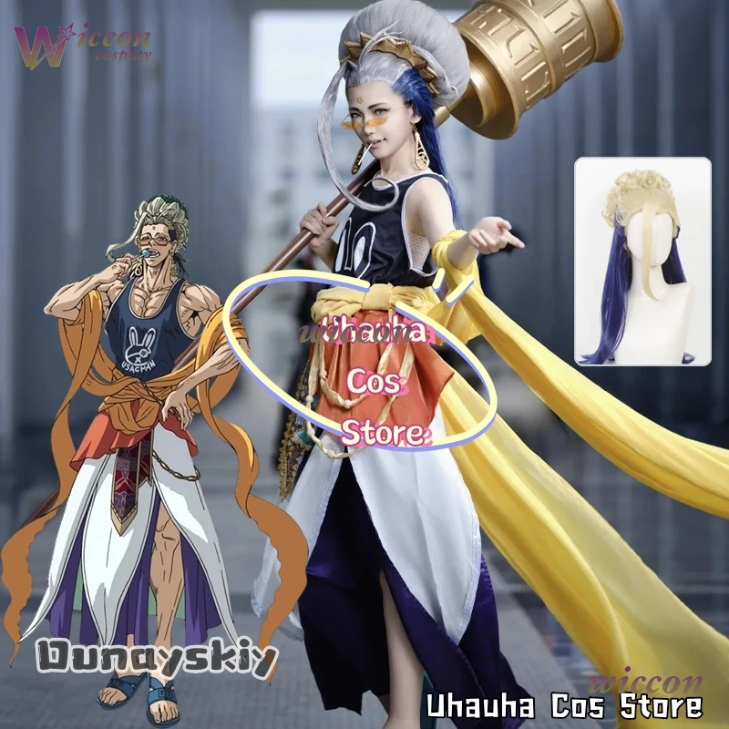 Disfraz de Cosplay de Shuumatsu No Valkyrie, Buda del Ragnarok, Uniforme Japonés para Hombre, Accesorios Uhauha Cos@, Disfraz de Halloween
