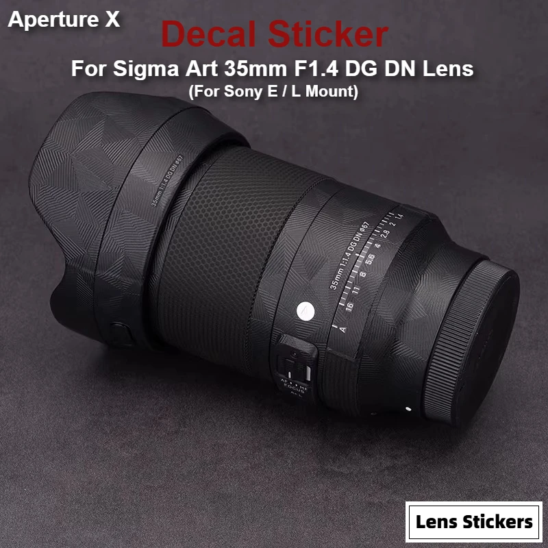 

For Sigma 35 F1.4 DG DN Lens Decal Skin for Sigma Art 35mm F1.4 DG DN Lens for Sony E Mount Premium Decal Skin Protector Sticker