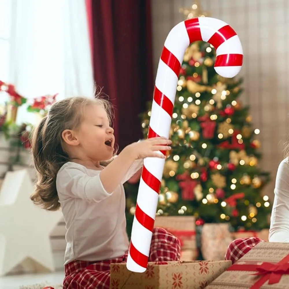1-40 قطعة عيد الميلاد نفخ الحلوى قصب عيد الميلاد الزخرفية التضخم العكازات شريط نمط قابلة لإعادة الاستخدام عصي للمشي اللعب #5