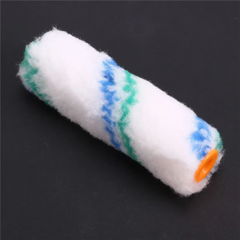 

100 шт., 4 дюйма, 100 мм, профессиональный набор валиков для настенной краски, мини-валик, красное покрытие, кромка, вращающаяся кисть для стен