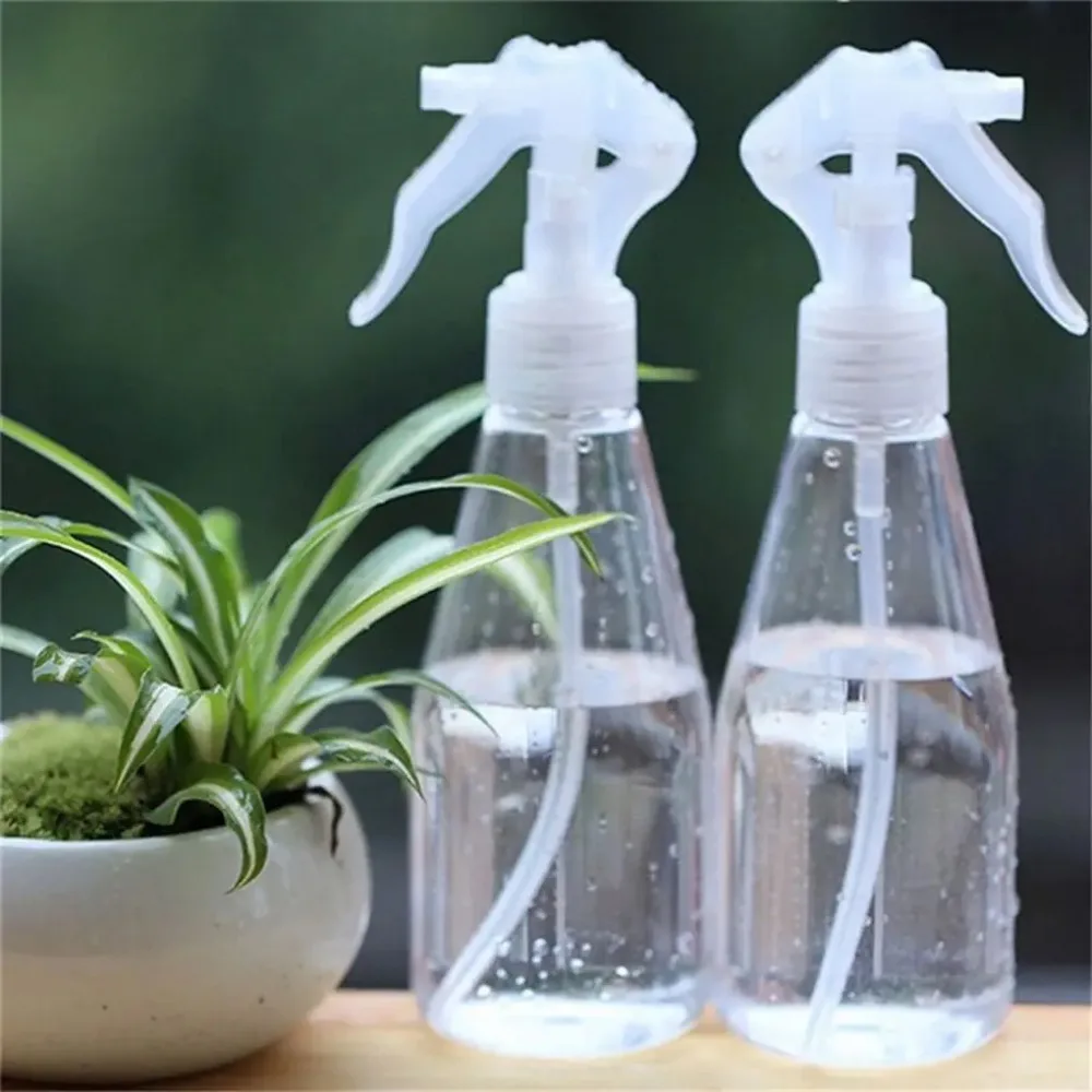 Portable 200ml Capacity Spray Bottle Hand Trigger Plastic Refill Bottle Refillable Cleaning Spray Atomizer Travel Container