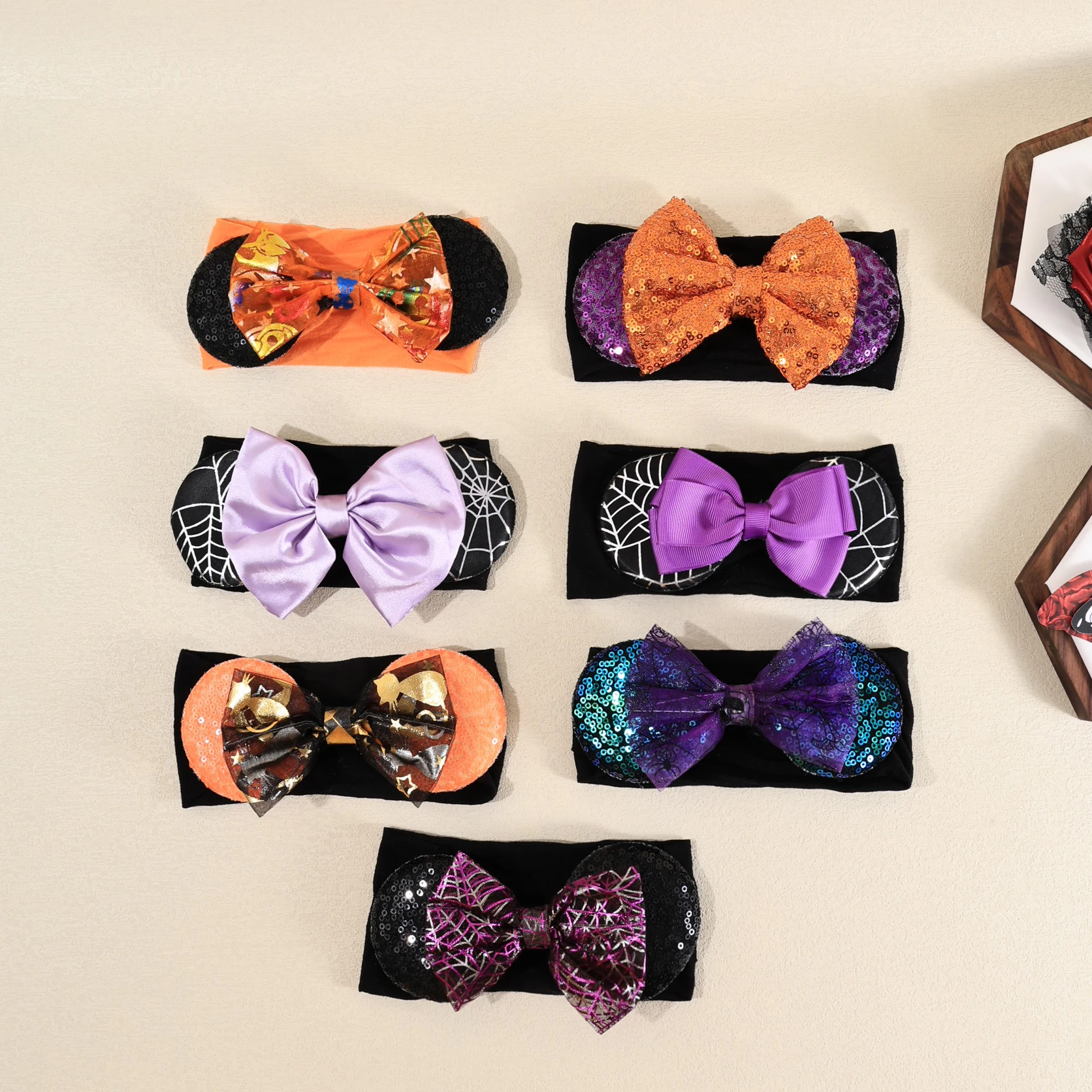 عصابات رأس للفتيات الصغيرات للهالوين، عصابة رأس على شكل آذان الماوس لحديثي الولادة والأطفال، أغطية رأس للحفلات الكرتونية، إكسسوارات للشعر بنفسك