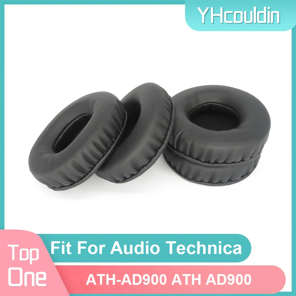 Almohadillas para auriculares Audio Technica ATH-AD900 ATH AD900, almohadillas suaves de PU, almohadillas de espuma para los oídos, color negro