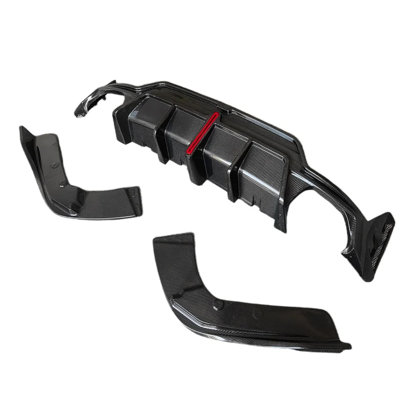 Used for B-MW's new 3 series G20 G28 true carbon fiber A style rear bumper carbon fiber diffuser body kit