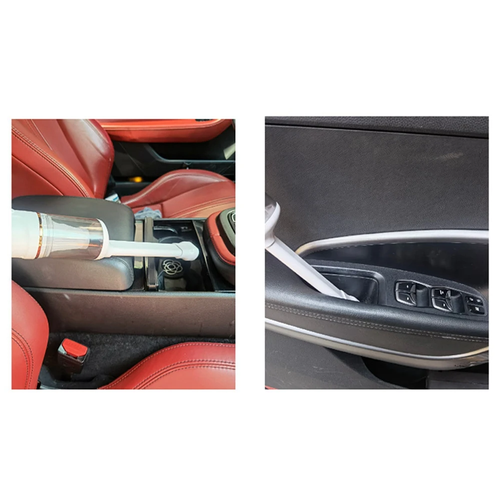 무선 강력한 흡입 진공 청소기, 자동차 가정용 미니 핸드헬드 진공 청소기, 블랙, 13000Pa