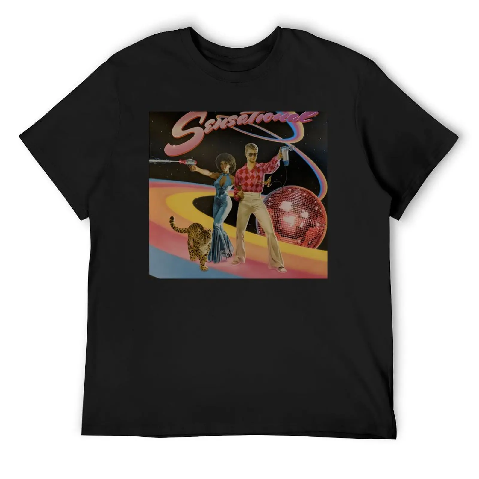 

Sensational album art music T-Shirt Man t-shirt tops graphic t shirt vintage mens t shirts pack