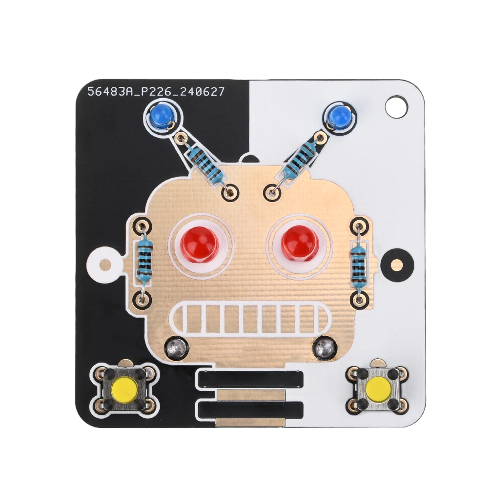 1 Pcs Diy Robot Electronics Kit For Assembly To Beginners Learn To Weld Fun Light Tube LED Module Diy Kit Creative Birthday Gift