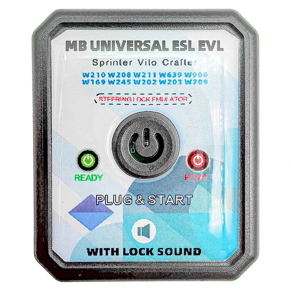 Universal ESL ELV Steering Lock Emulator with Sound for Mercedes Benz W210 W208 W211 W639 W906 W169 W245 W202 W203 W209