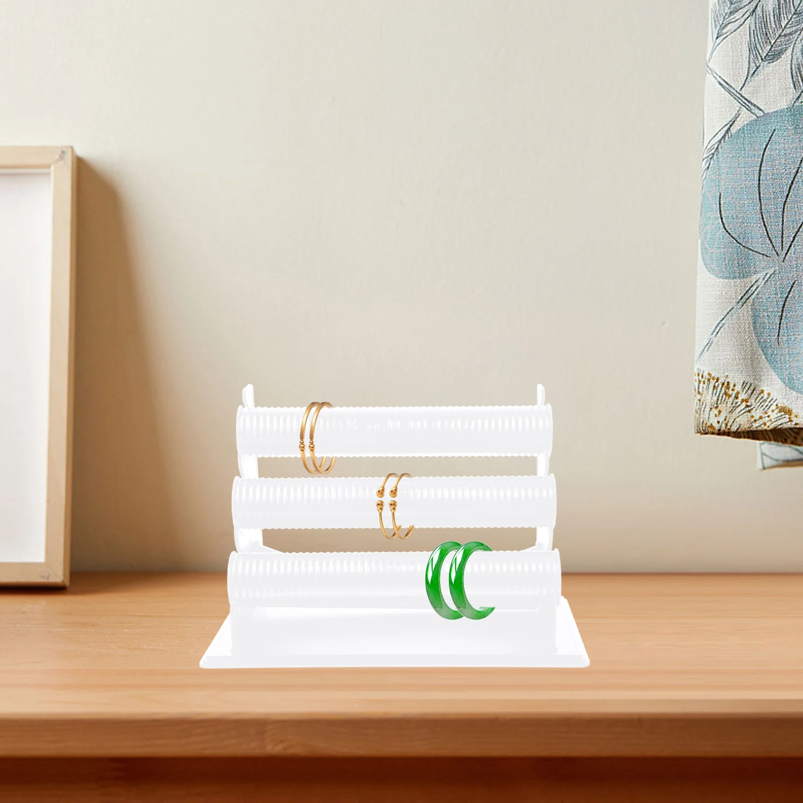 

3-х уровневая подставка для браслетов, разборный держатель для ювелирных изделий для браслетов, ожерелий, часов, настольная стойка для хранения, органайзер