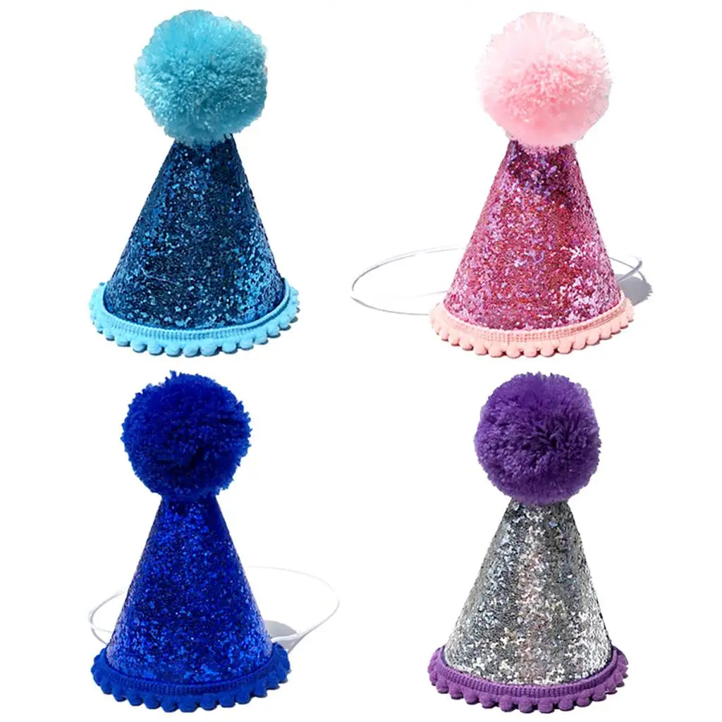 Pets Accessories with Headband Birthday Hat Birthday Party Kitten
