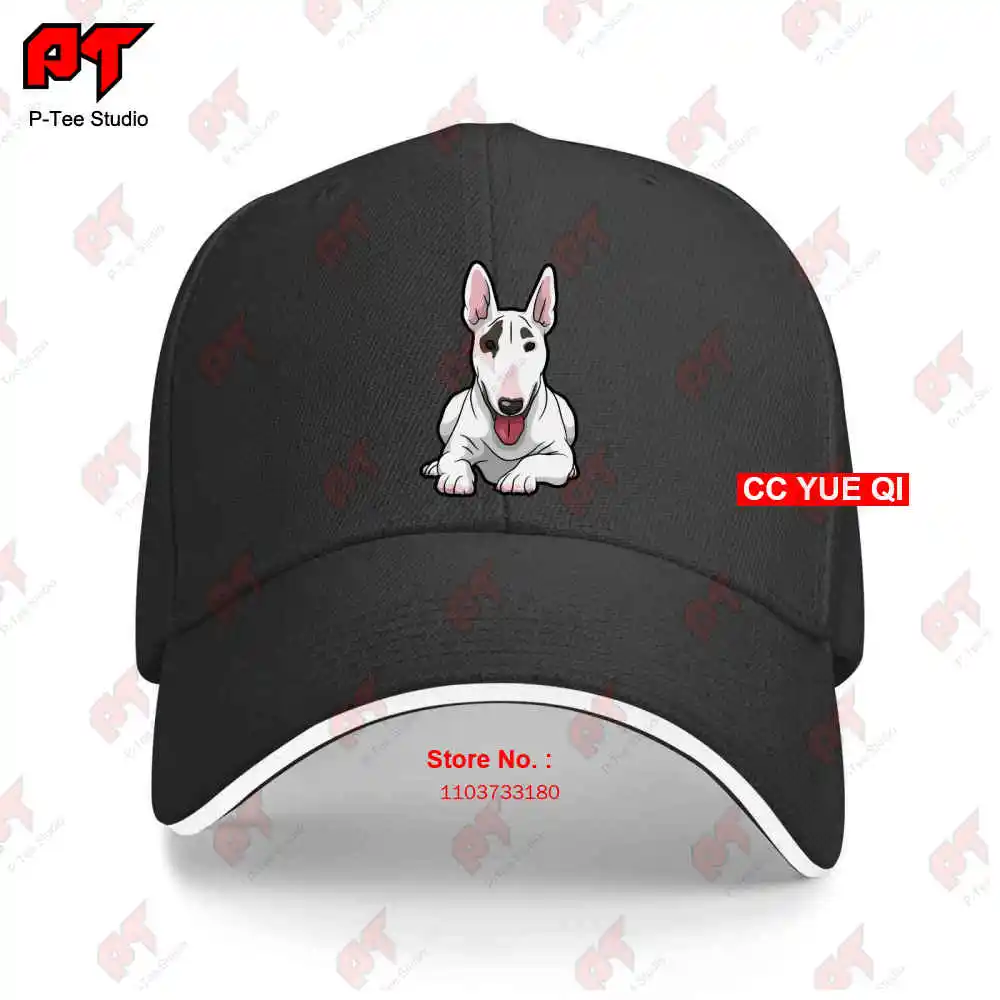 Dog Bull Terrier Bullterrier Dog Baseball Caps Truck Cap FFR9