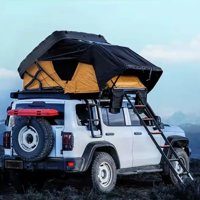 Outdoor quick-opening free canopy tent self-driving tour camping overnight windproof and rainproof roof tent