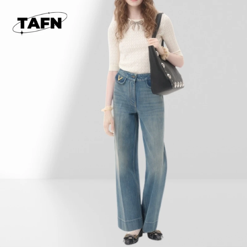 High Street Tendencia de temperamento simple y cómoda Hermosa camiseta de vibraciones de verano |   Algodón transpirable |   Impresión gráfica AF2419