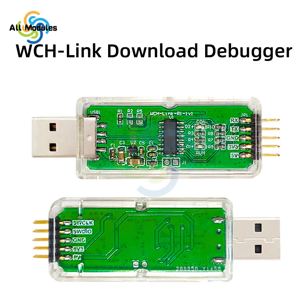 WCH-Link Download Debugger Risc-v Framework Mcu Online Debugging Swd Interface Chip Programming