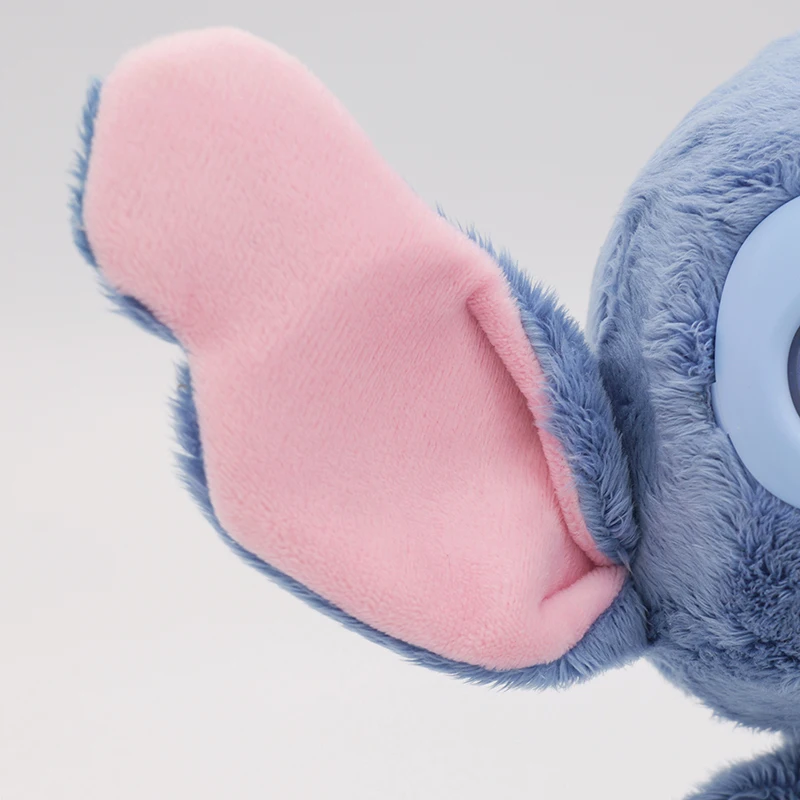 디즈니 릴로와 스티치 영화 봉제 인형 스티치 30cm 인형 다양한 표정 전자 인터랙티브 봉제 인형 50개 이상의 소리와 문구 및 LCD 눈 포함