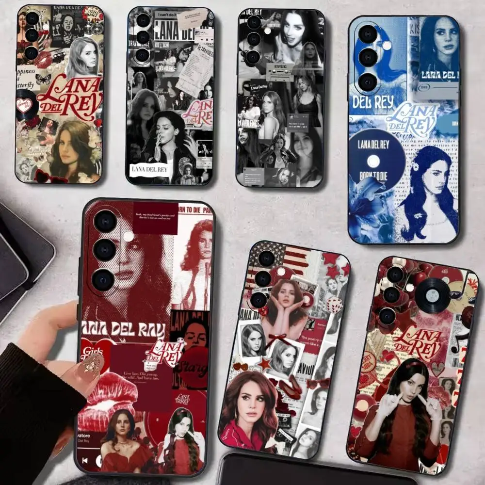 

Singer L-Lana D-Del Reys Phone Case For Samsung Galaxy A73,A72,A71,A70,A53,A52,A51,Others Soft Black Cover