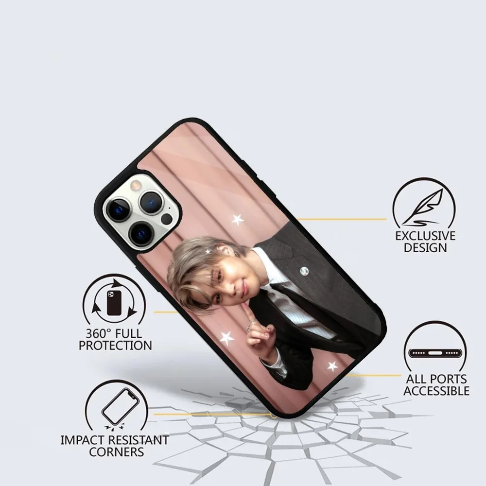 Singer J-JIMINS-S Phone Case For iPhone 16,15,14,13,12,11,Plus,Pro,Max Mini Magsafe Magnetic Wireless Charging