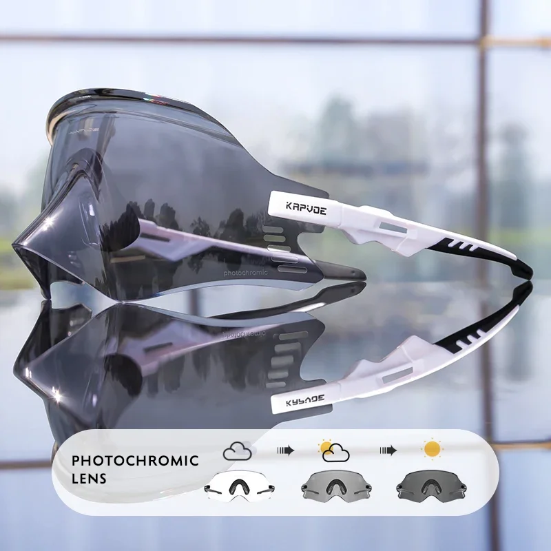 Kapvoe rote photo chrome Fahrrad brille uv400 Männer Frauen Fahrrad Sonnenbrille Rennrad brille MTB Fahrrad brille 9