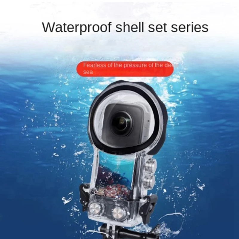 Diving Shell For Insta360x3 Diving Shell 50M Panoramic Motion Camera Accessories