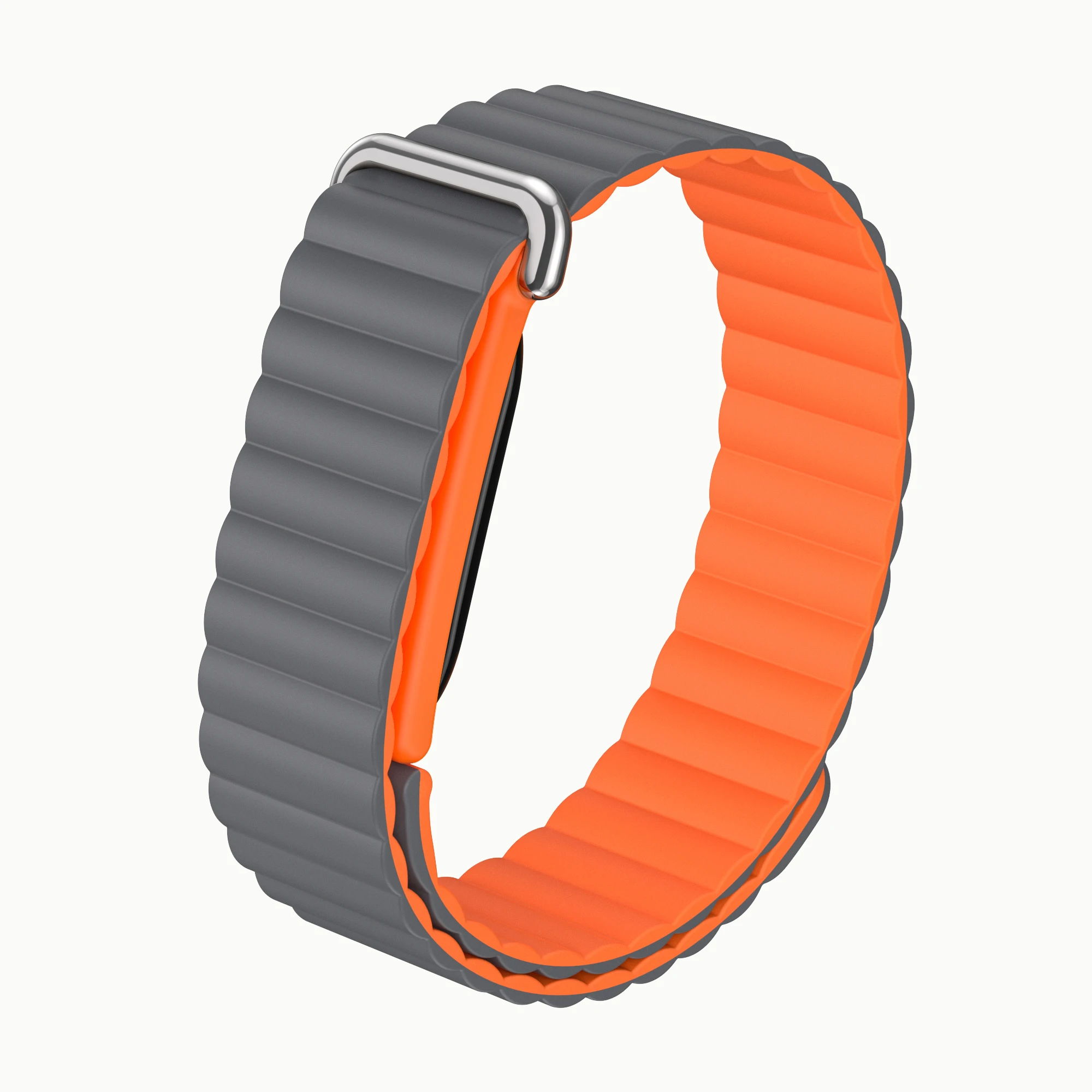 Magnetisches Silikon-Armband, geeignet für Google Fitbit Air, weich und atmungsaktiv, ein Fitness-freundliches Ersatzarmband