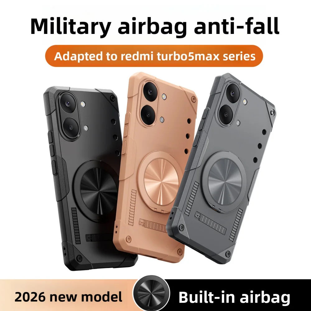 

Чехол для Xiaomi POCO X8 Pro Max, ударопрочный, с 360-градусной магнитной подставкой, защитный чехол-накладка для POCO X8 Pro Max.