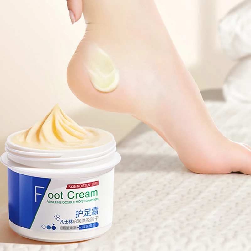 Vaseline Double Moist Anti-Dry Foot Cream Repair Anti-cracking Moisturizing Removal Bad Dead Skin Whitening Treatment 50g