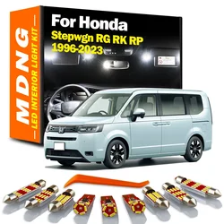 MDNG LED Bulbs Interior Map Dome Trunk Light Kit For Honda Stepwgn RG RK RP 1996- 2017 2018 2019 2020 2021 2022 2023 Accessories