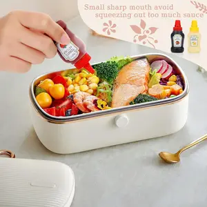 Ketchup portable bottle, oil bottle, sauce lunchbox, sauce bottle, mini picnic, 4pcs 10 Main Mini Frigobar Sales for Room - №5