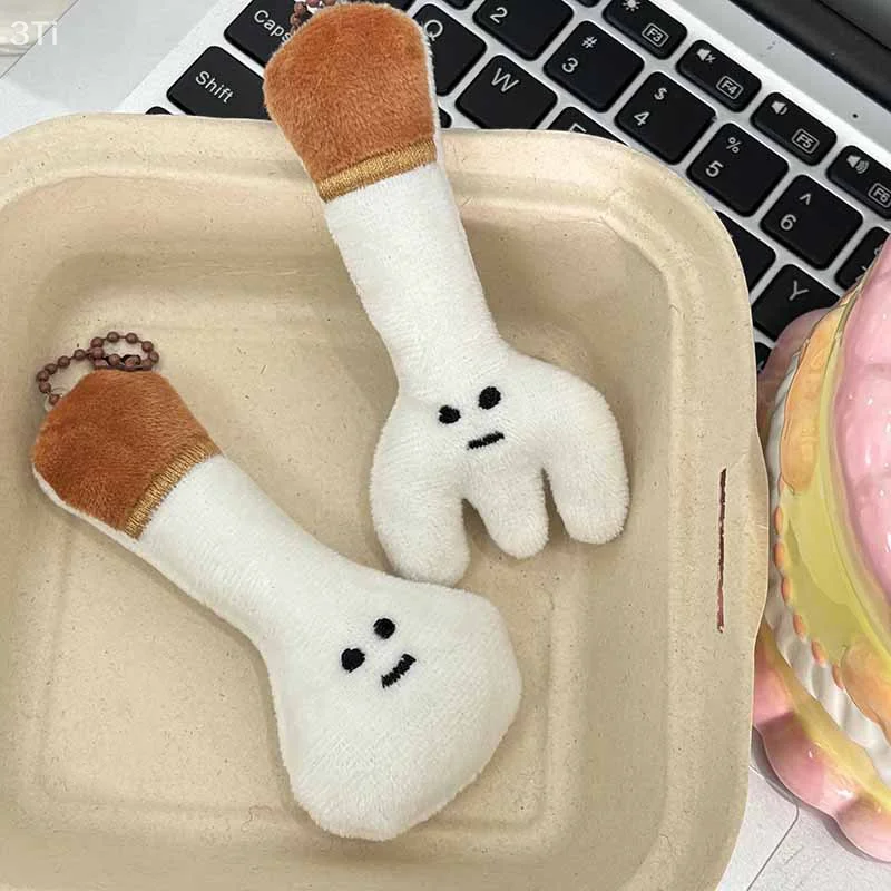 Милый плюшевый брелок, имитация вилки, ложки, посуда, плюшевая кукла, брелок для ключей, сумка, подвеска, рюкзак, подвески, аксессуары для ключей