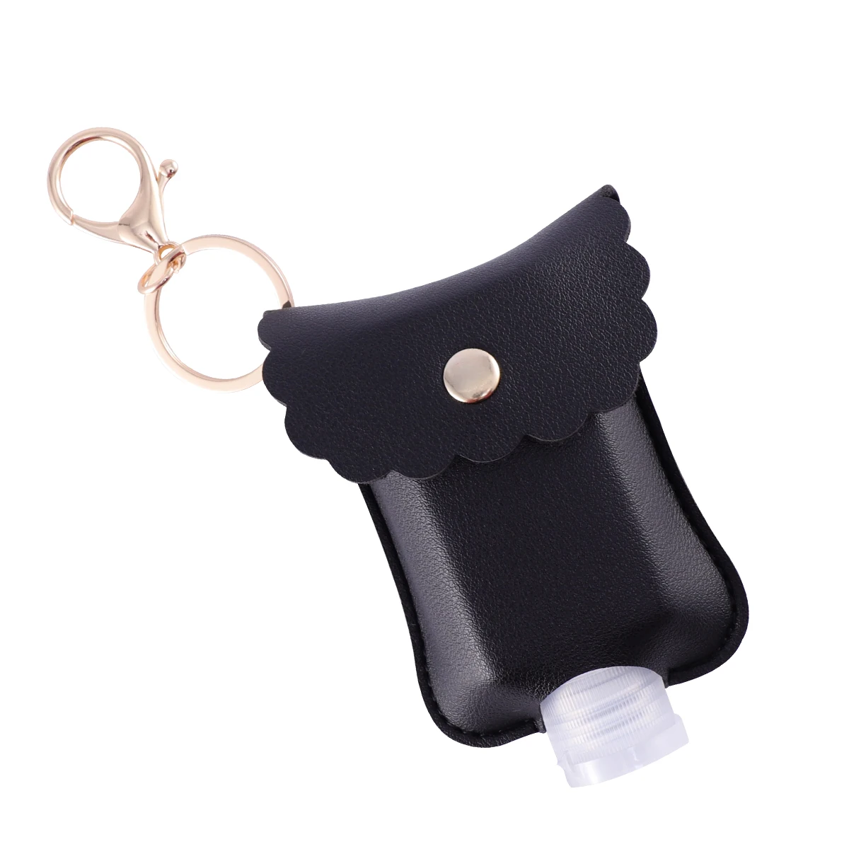 

3pcs 3 Sets Empty Squeeze Bottles Leakproof Keychain Holder Travel Outdoor Home Disinfecting Water Container Key Ring Reusable