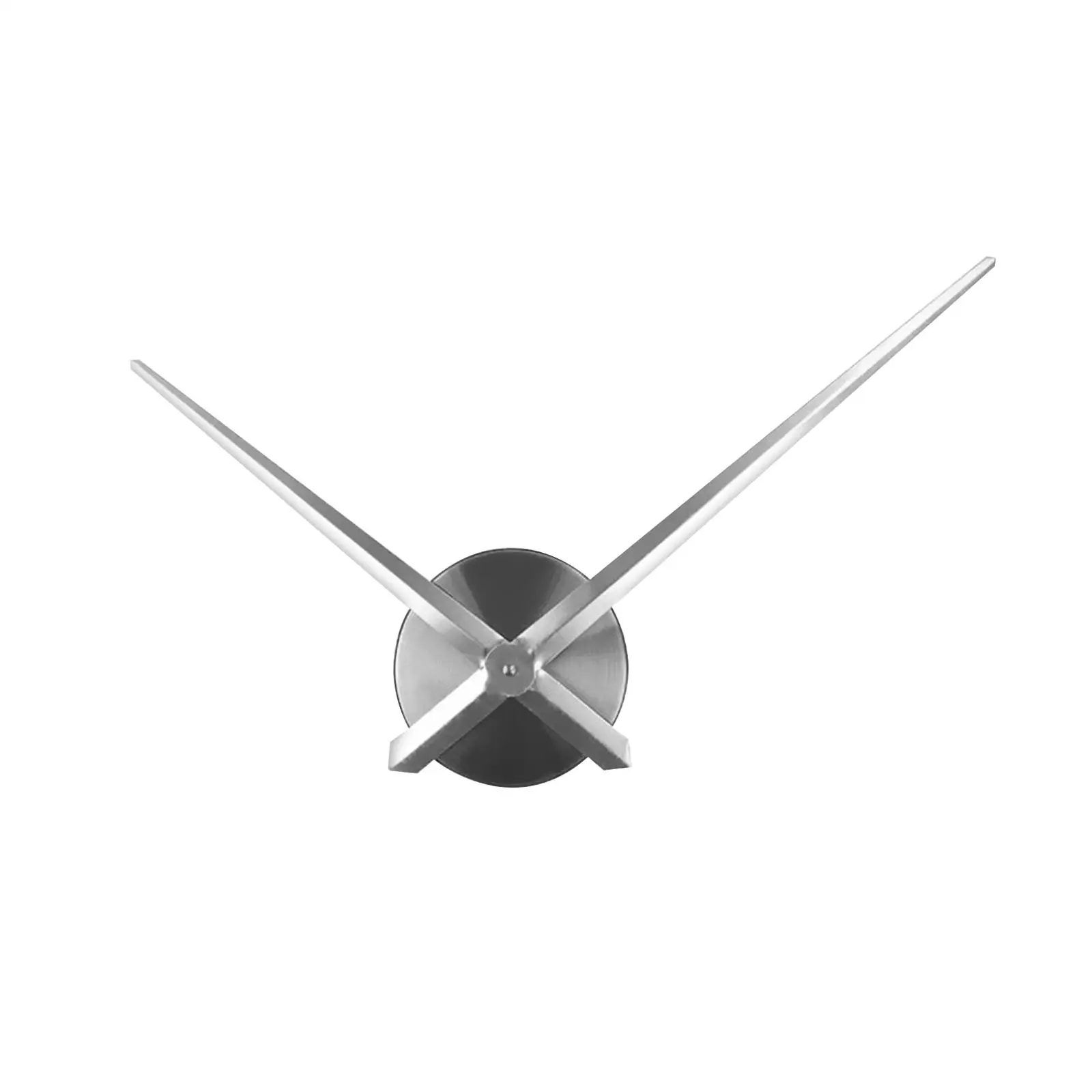 DIY Silent Clock Movement Replacement Kit with Large Aluminum Alloy Hands for Bedroom Living Room Decor