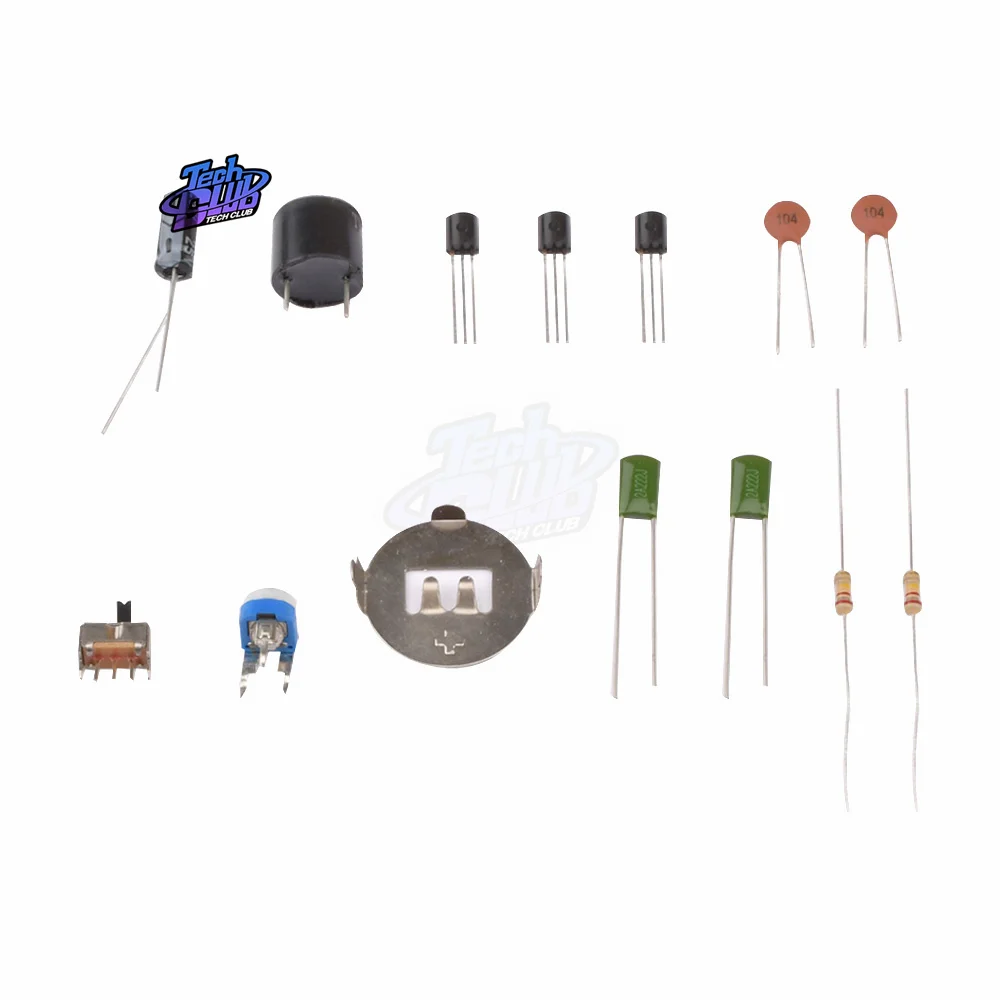 DC3-5V Simple Metal Detector Electronics Kit DIY Metal Detection Kit Electronic Measuring Instrument For Learning Toy Kit