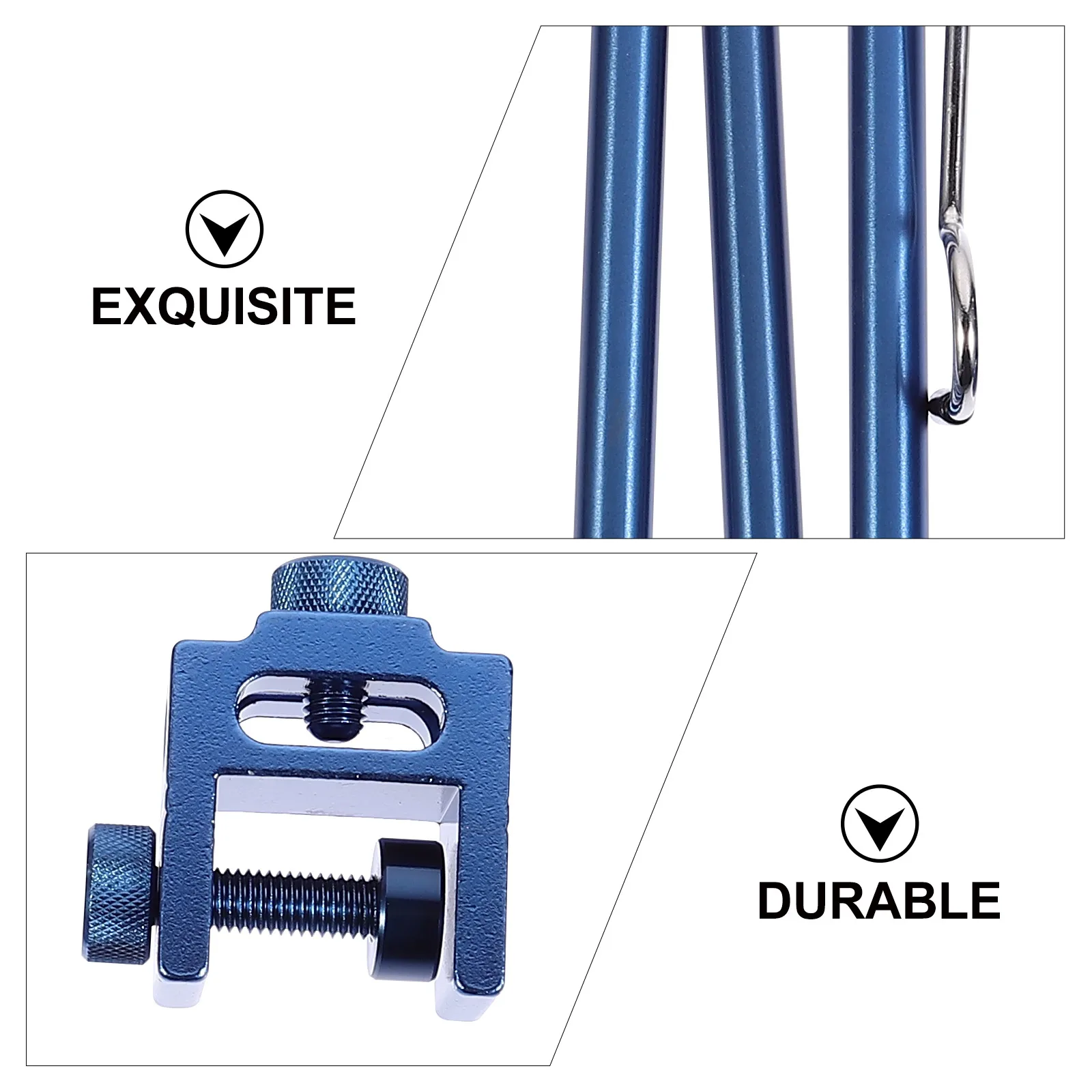 

Folding Lamp Pole Aluminum Alloy Holder St for Camping Travel Picnic Hiking Solar LightBracket Mini Table Bracket RustResistant