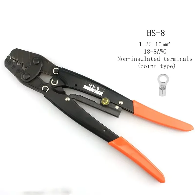 HS-16 HS-14 HS-8 HX-10 HX-16 Japanese Style Crimping Plier For Ratchet Non-insulated Terminal Crimping Tools