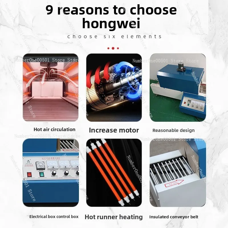 Machine hardware toy film plastic sealing machine shrink film  box over film heat shrink packaging  small model