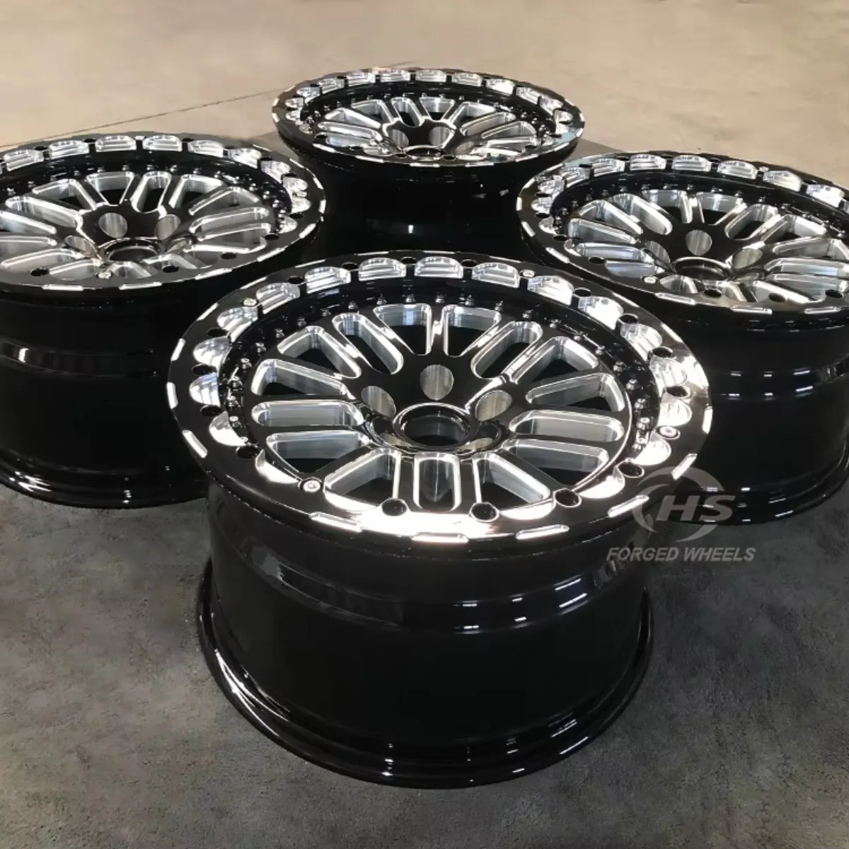 JT High Quality Forging Kingdom WS Multi Spoke Forged Aluminum Alloy Wheels 5x112/114.3/120/130 PCD 98/100mm 35-40mm ET 2-piece