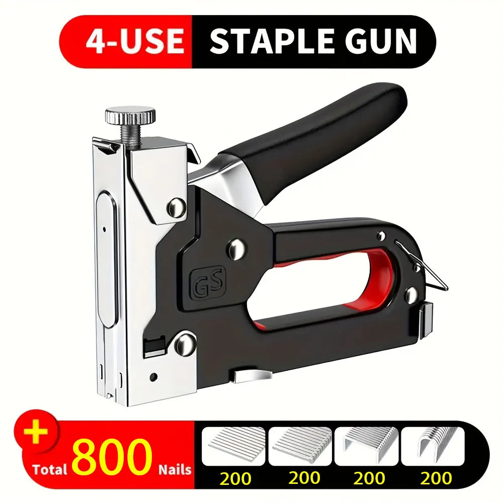 Manual Nailing Gun, Light duty Home Use DIY Nailing Gun Air Nail Woodworking Special Direct Staple Book Carpentry Tools