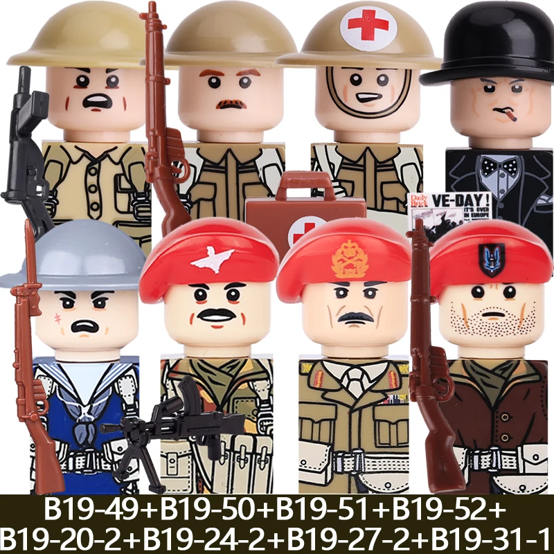 WW2 военные фигурки солдат, ст – обзор и цена Lego Minifigure Holder