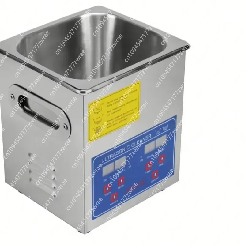 Stainless Steel Portable Electric Ultrasonic Cleaning Machine with Digital Heater Timer for Household & Car Use