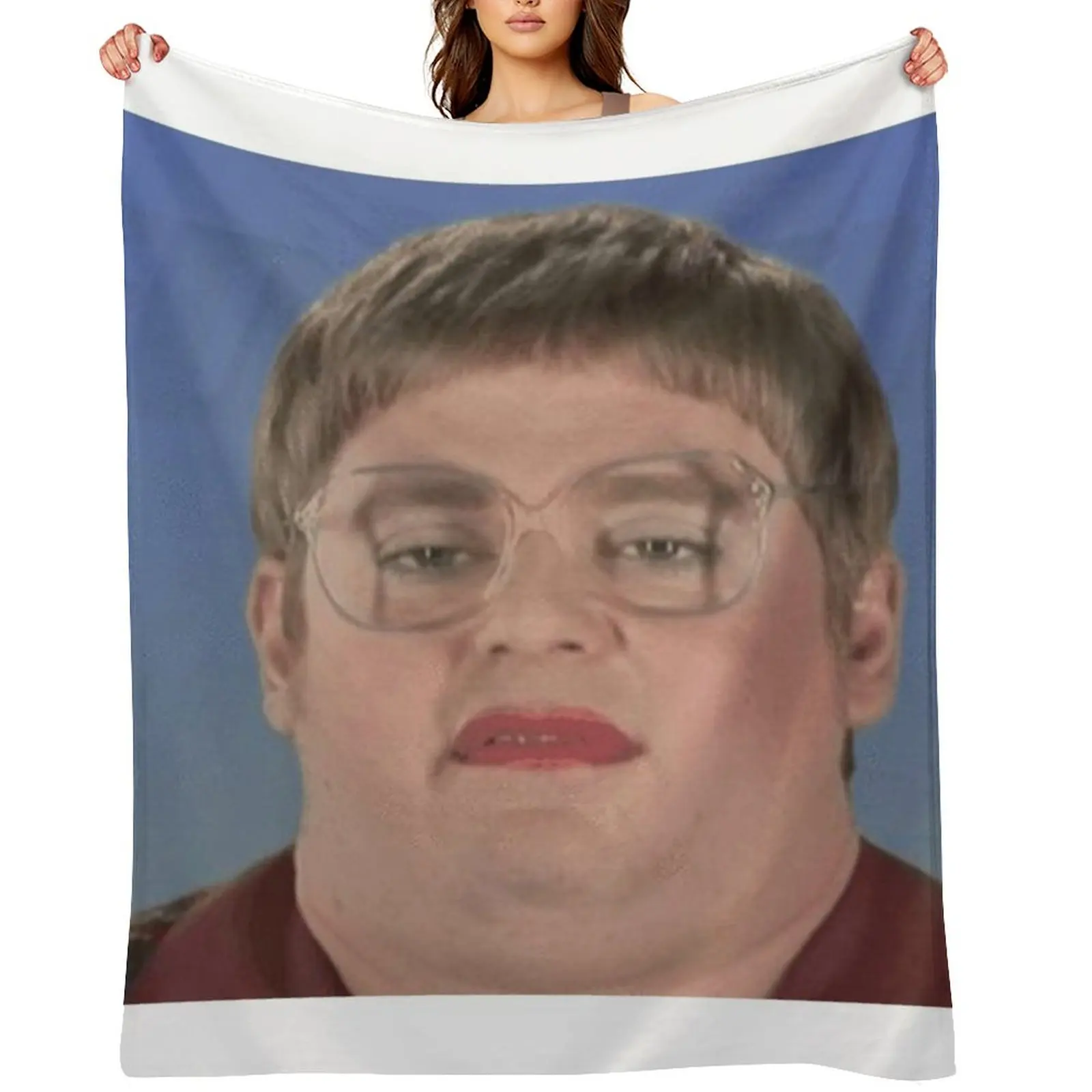 

tim and eric news Throw Blanket cosplay anime Polar Sofa Quilt Soft Plaid Blankets