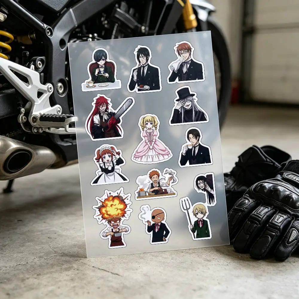 Black Butler Stickers Auto Body Bumper Windows Motorcycle Laptop Walls Vinyl Decal Car Tuning Accessories
