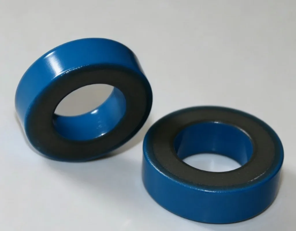 2PCS T157-1 imported magnetic powder core, soft magnetic core, magnetic ring, blue  ring
