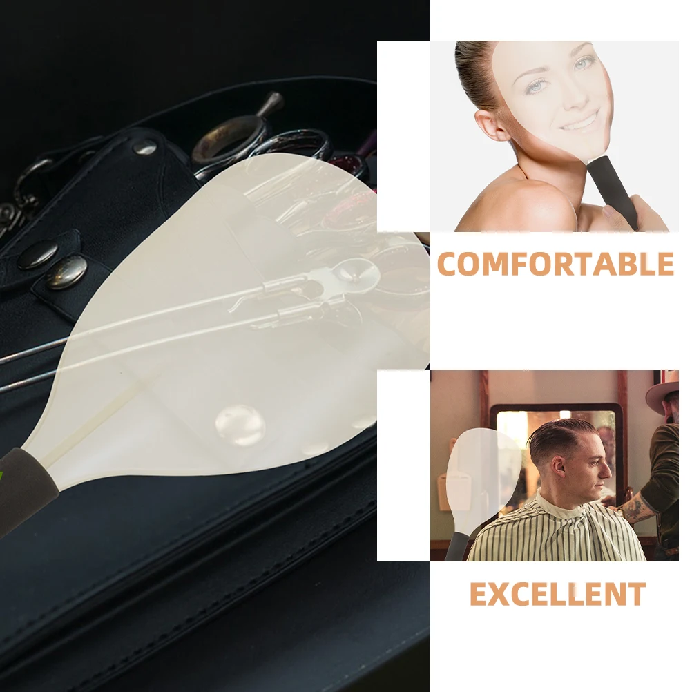 2pcs Hairspray Facial Shield Unbreakable Plastic Haircut Protector For Barbershop Salon Barber Supplies Hairstyling Tool