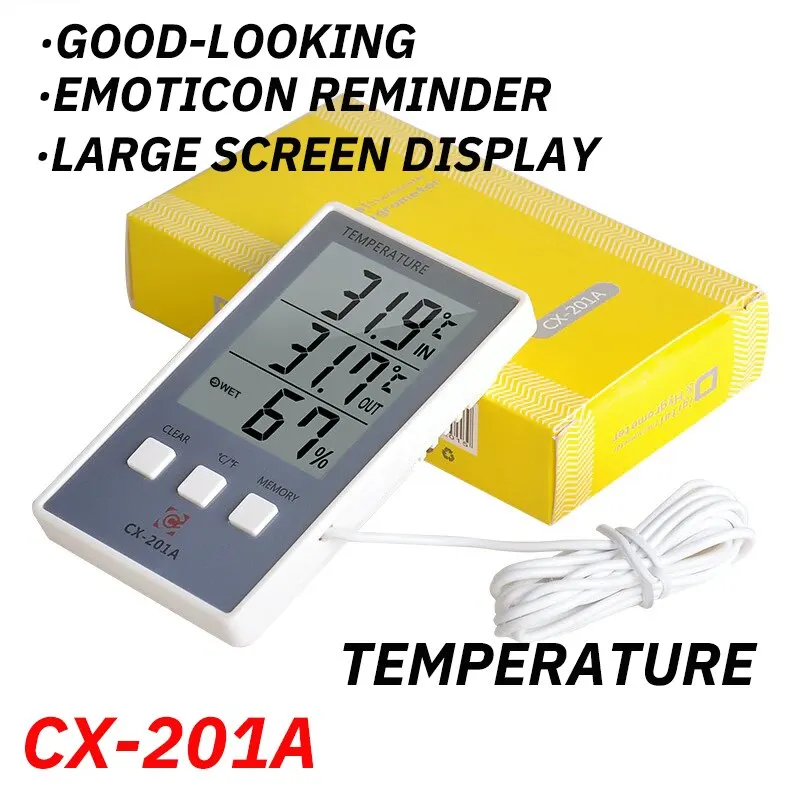 1PC Mini LCD Digital Thermometer Hygrometer Temperature Indoor Meter Sensor Convenient Humidity Meter Gauge Instruments