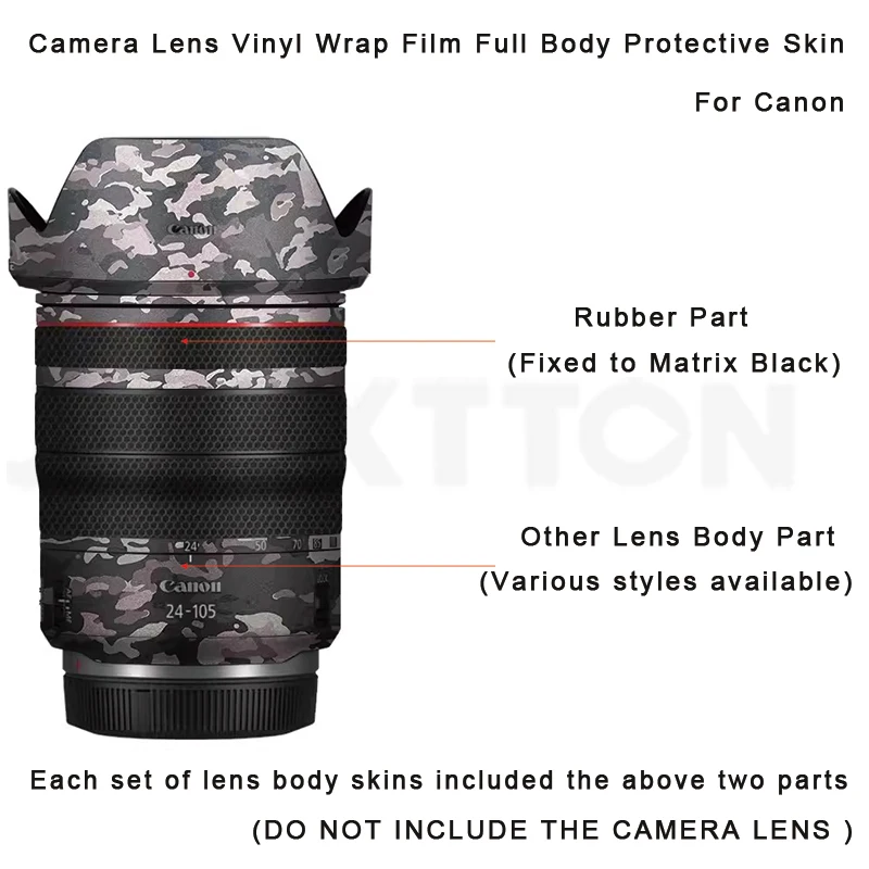 24-105 F4L Camera Lens Body Sticker 3M Vinyl Wrap Film Skin Protective Decal Accessories Coat for Canon RF 24-105mm F4 L IS USM